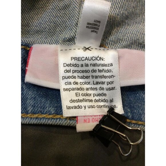 ISABEL Maternity Women Midi Short Size 4 Blue Denim - Picture 5 of 5